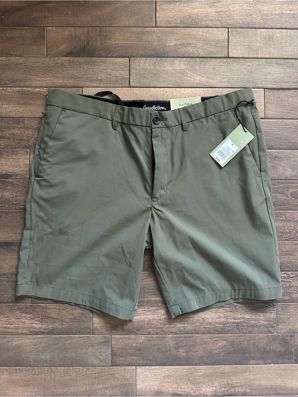 NWT Goodfellow & Co Men's Olive Green Performance Shorts